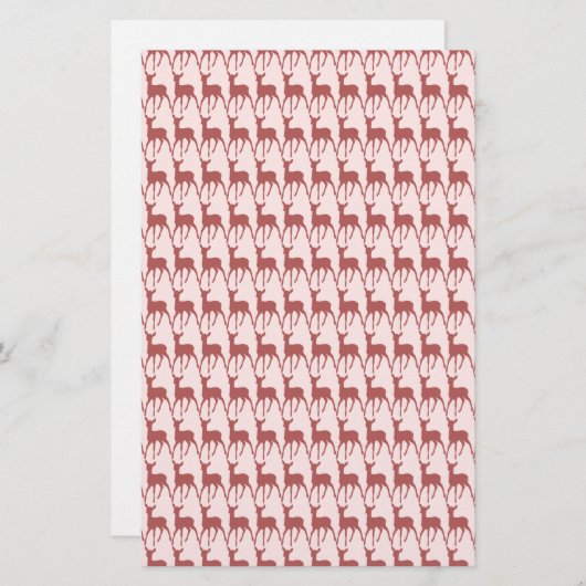 Salmon Deer Pattern Background (Front/Back)