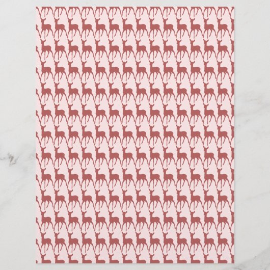 Salmon Deer Pattern Background (Front)