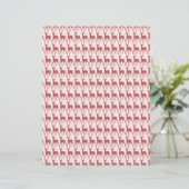 Salmon Deer Pattern Background (Standing Front)