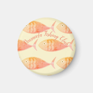 Salmon Fish Group Magnet