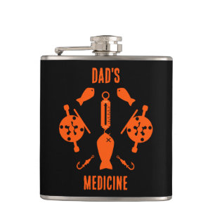 Salmon Fishing Alaska Flask