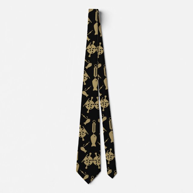 Salmon Fishing Alaska Neck Tie (Front)