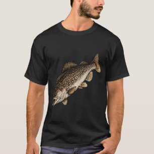 Salmon Fishing Art T-Shirt