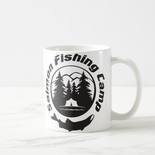 Salmon Fishing Camp Coffee Mug