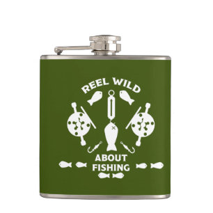 Salmon fishing Canada Flask