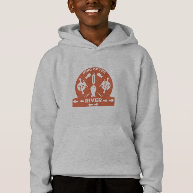 Salmon fishing Canada Hoodie (Front)