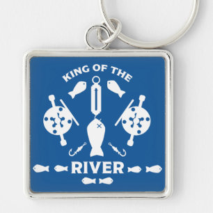 Salmon fishing Canada Keychain