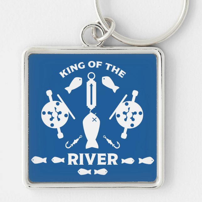 Salmon fishing Canada Keychain (Front)