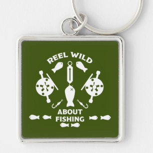 Salmon fishing Canada Keychain