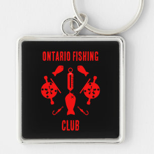 Salmon fishing Canada Keychain