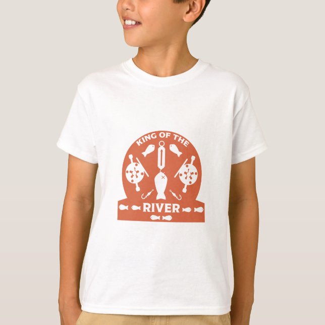 Salmon fishing Canada T-Shirt (Front)