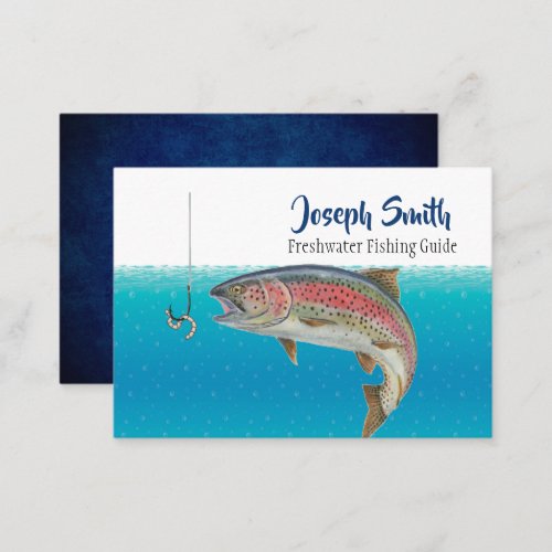 Salmon Fishing Guide Service Business Card