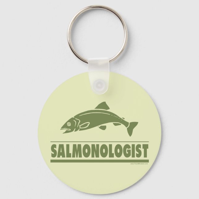 Salmon Fishing Keychain (Front)