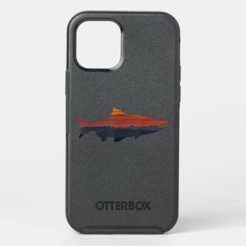 Salmon Fishing Nature Outdoor Hiking Camping Fishe OtterBox Symmetry iPhone 12 Pro Case