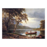 Salmon Fishing on the Cascapediac Albert Bierstadt Photo Print