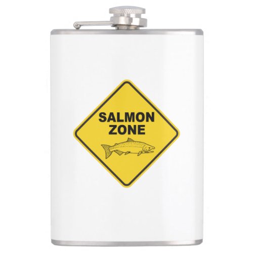 Salmon Fishing Zone Flask