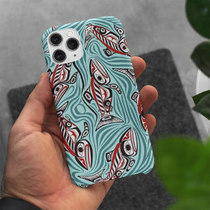 Salmon Haida Art Spirit Pacific Northwest Native Case-Mate iPhone 14 Pro Max Case
