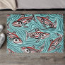 Salmon Haida Art Spirit Pacific Northwest Native Doormat