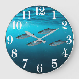 Salmon image for Acrylic Wall Clock