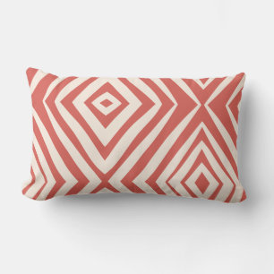 Salmon Modern Simple Lumbar Pillow