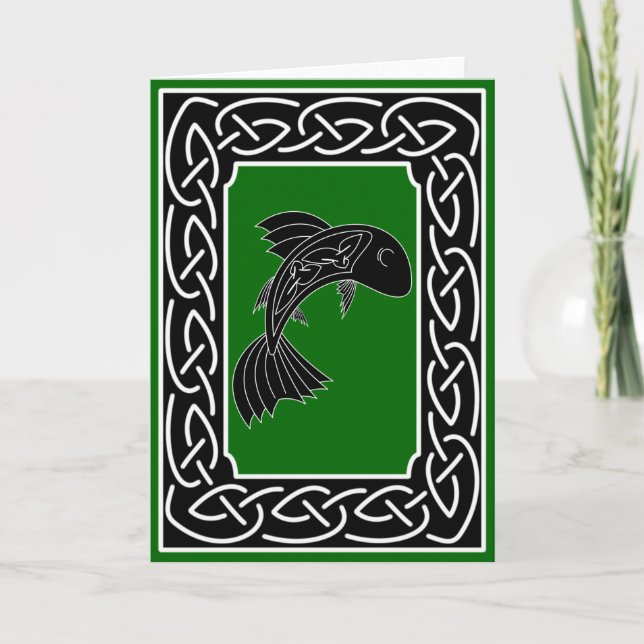 Salmon of Knowledge - Greeting Card (Front)