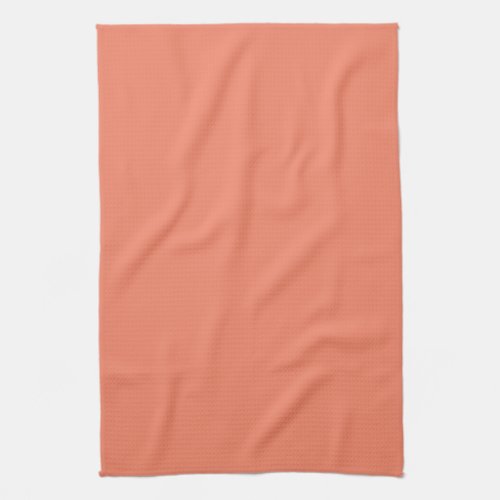 Salmon Orange Create Your Own Blank Template Kitchen Towel