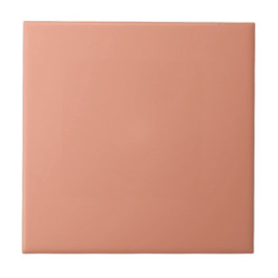 Salmon Orange Color Simple Background Gifts On Zazzle Salmon Orange Solid Color Ceramic Tile
