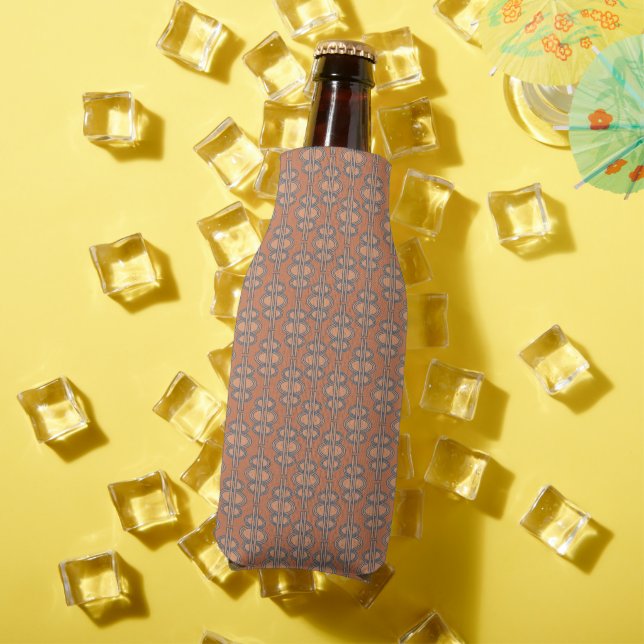Salmon Oval Chains  Bottle Cooler (In Situ Summer)
