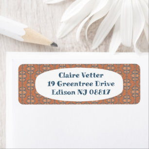Salmon Oval Chains  Label