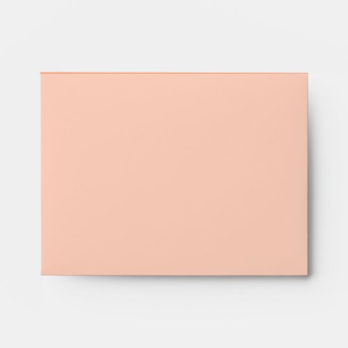 Salmon Pink color decor customizable Envelope