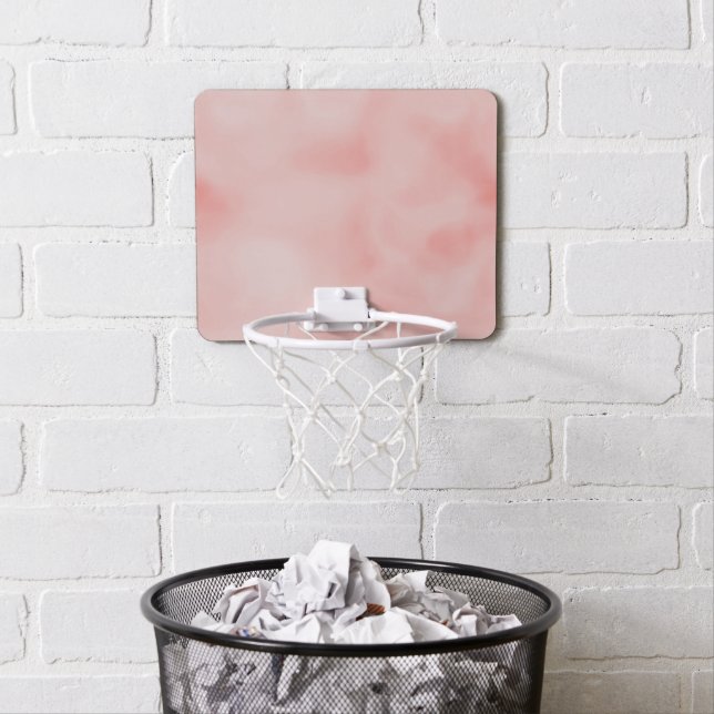 Salmon Pink Ombre       Mini Basketball Hoop (In Situ)