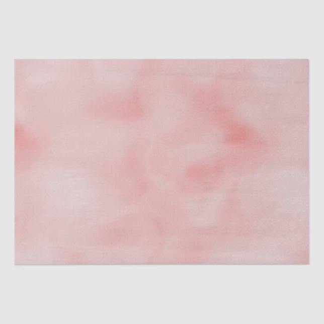 Salmon Pink Ombre Tissue Paper (Front)
