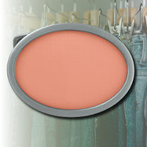 Salmon Pink Solid Color | Trendy Color Belt Buckle