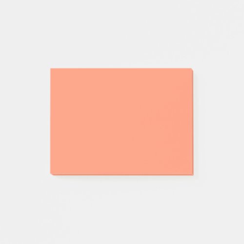 Salmon Pink Solid Color  Trendy Color Post_it Notes