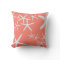 Salmon Pink Starfish Decorative Throw Pillow