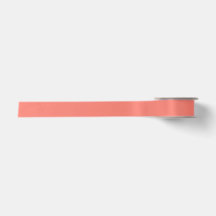 Salmon Red Color Solid Plain