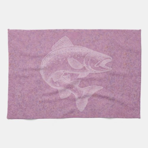 Salmon Rising Kitchen Towel