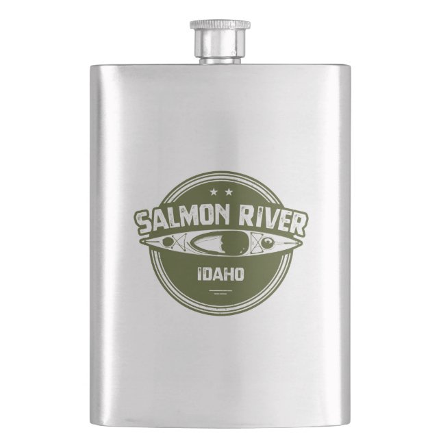 Salmon River Idaho Flask (Front)