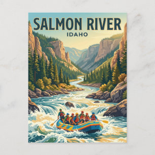 Salmon River Idaho Postcard