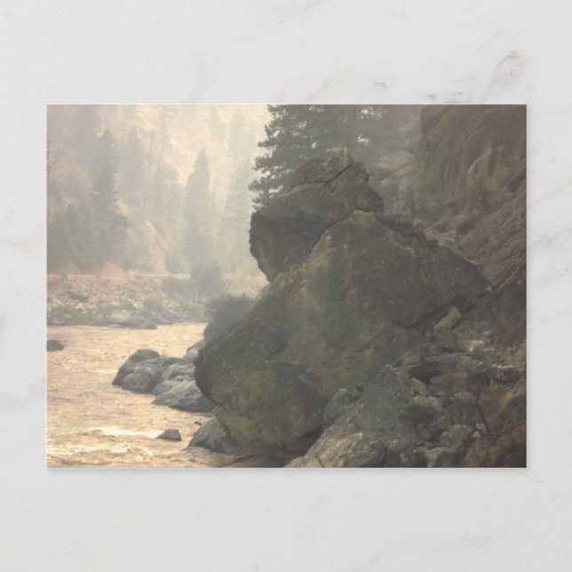 Salmon River Idaho Postcard (Front)