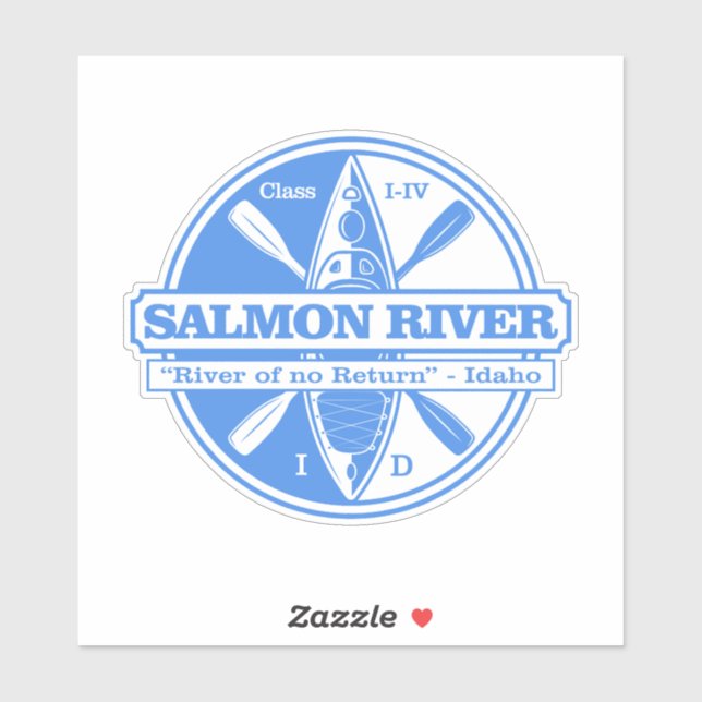 Salmon River (K3) Sticker (Sheet)