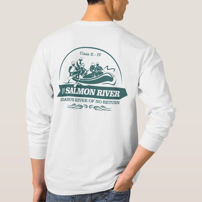 Salmon River (rafting2) T-Shirt (Back)