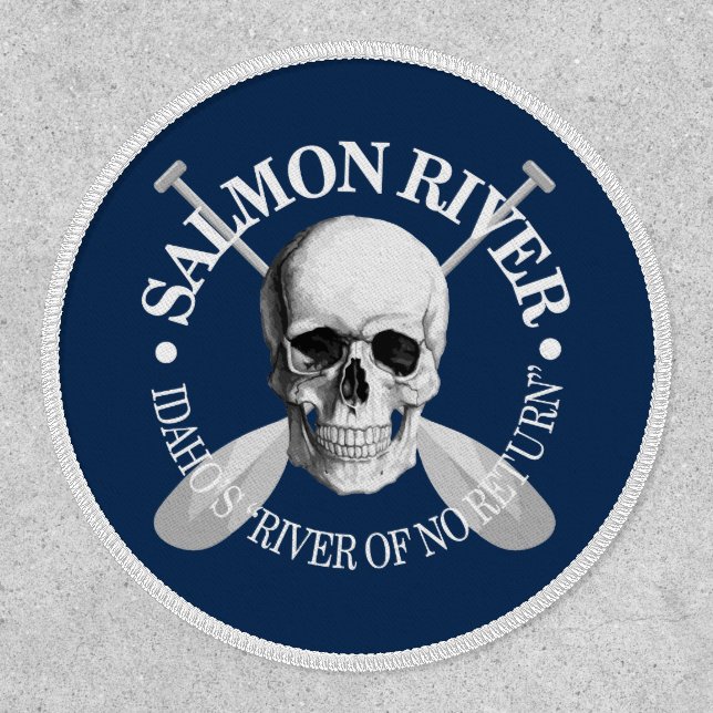 Salmon River (skull) Patch (Front)