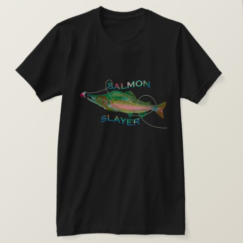 Salmon Slayer Fishermans T_Shirt