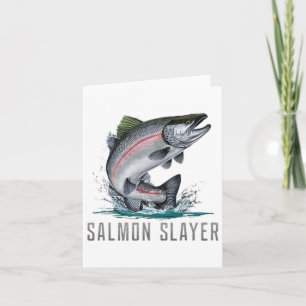 Salmon Slayer Fishing  Card