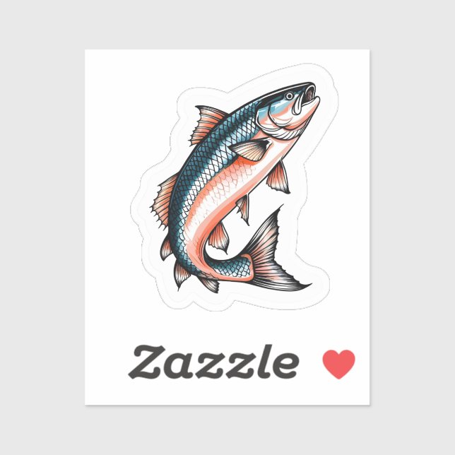 Salmon  sticker (Sheet)