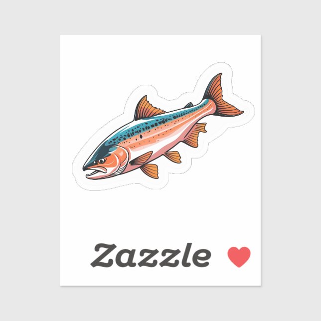Salmon  sticker (Sheet)