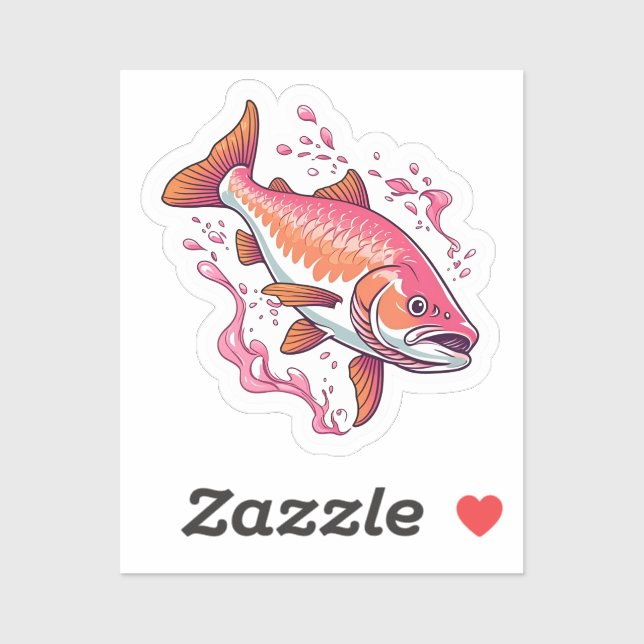 Salmon  sticker (Sheet)
