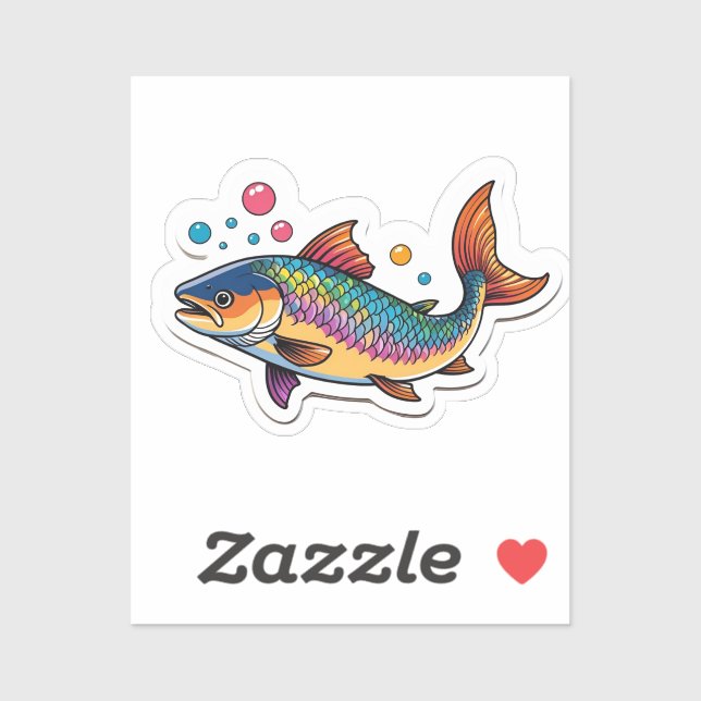 Salmon  sticker (Sheet)