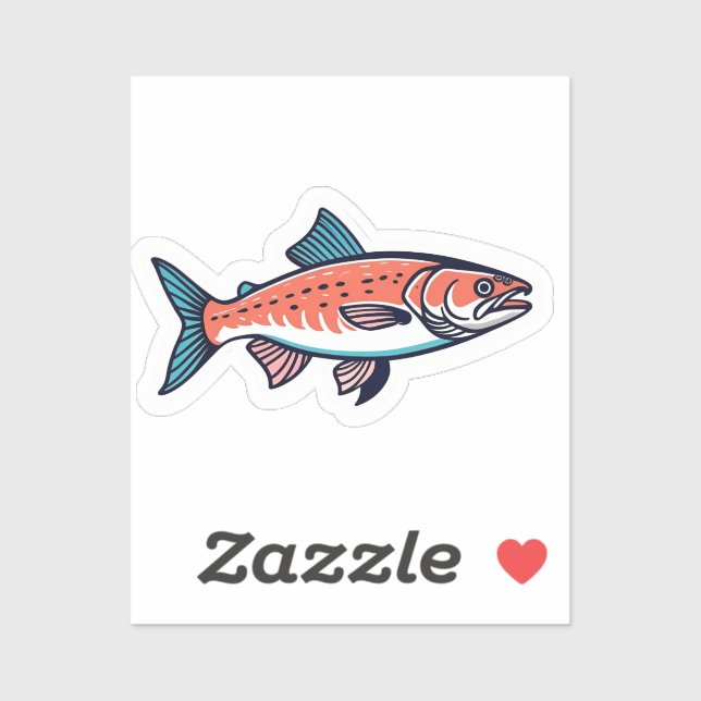 Salmon  sticker (Sheet)